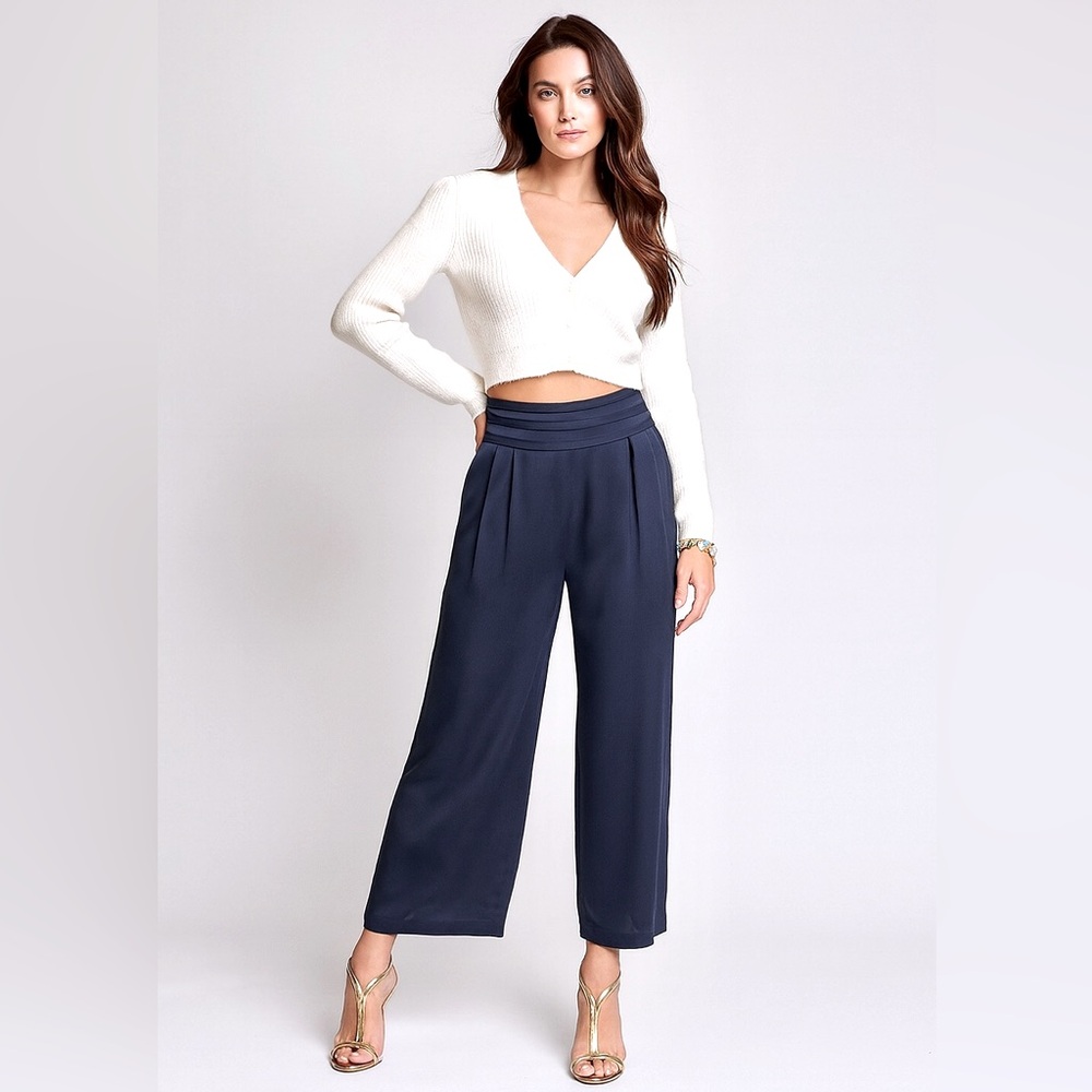 Ramy Brook Joss Satin Cropped Pants